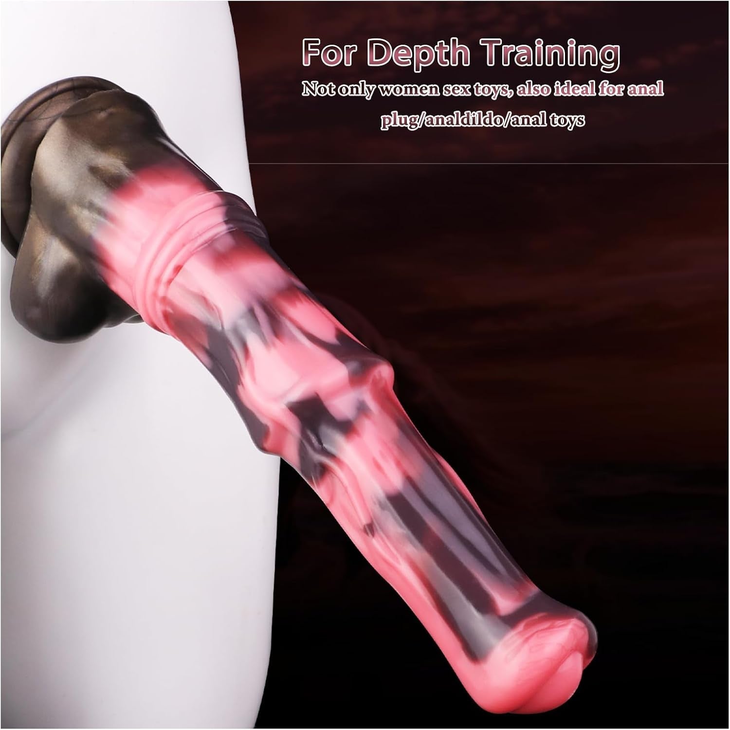 ObsidianJet 12” Horse Squirting Dildo Silicone Suction Cup