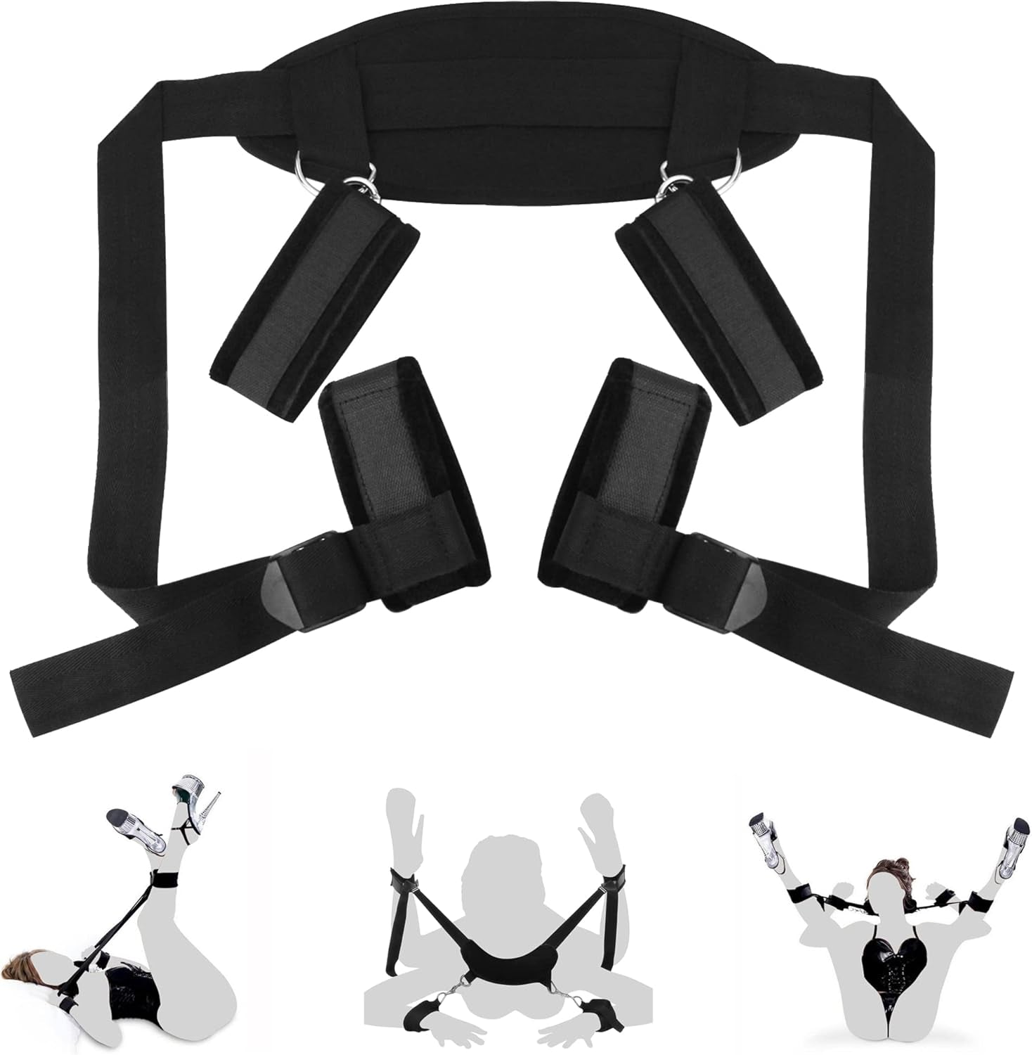 CoreLift BDSM Sling Restraint Kit Hand Ankle Strap