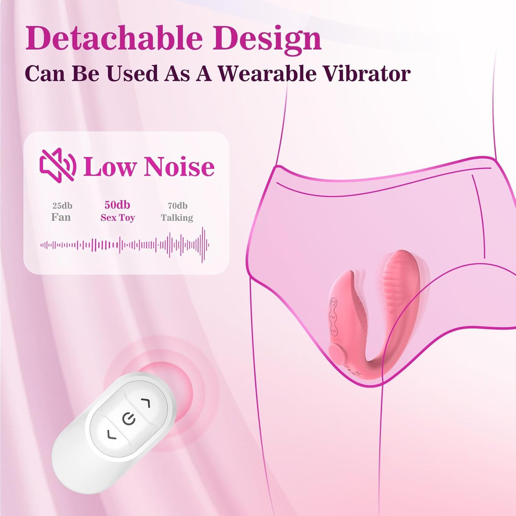TriSync Strapless Strap On Vibrator Remote 3 Motor