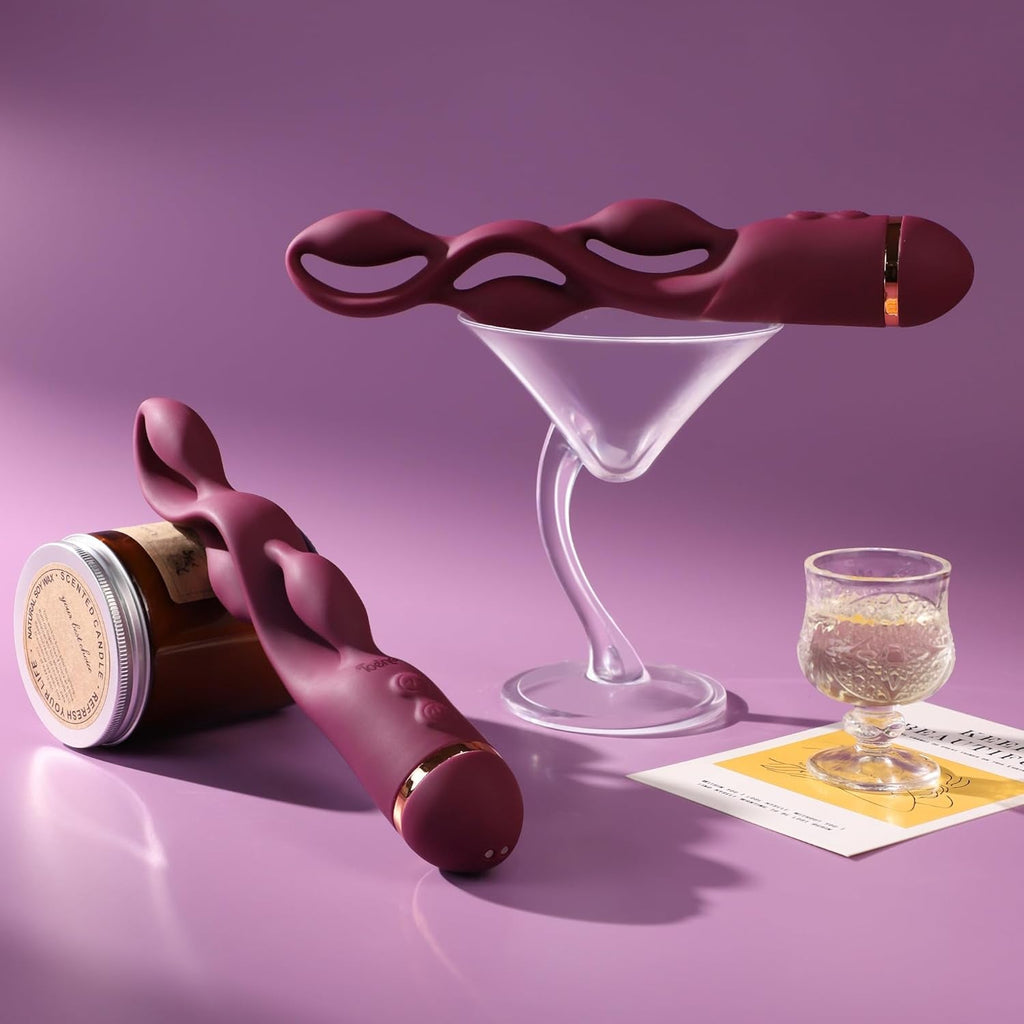 TriCurve Triple Stimulation G-Spot Wand Vibrator 10 Modes