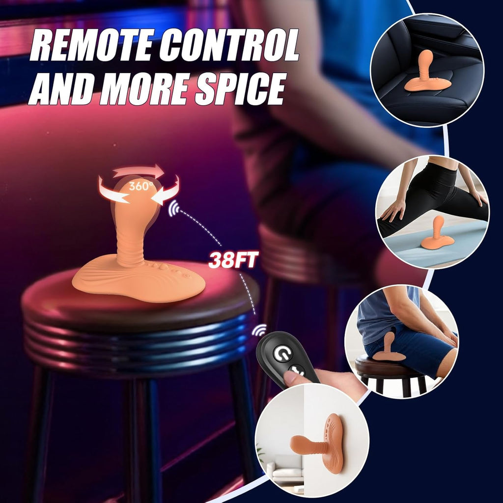 SpirionX Prostate Massager Rotating Ride-On Vibrator