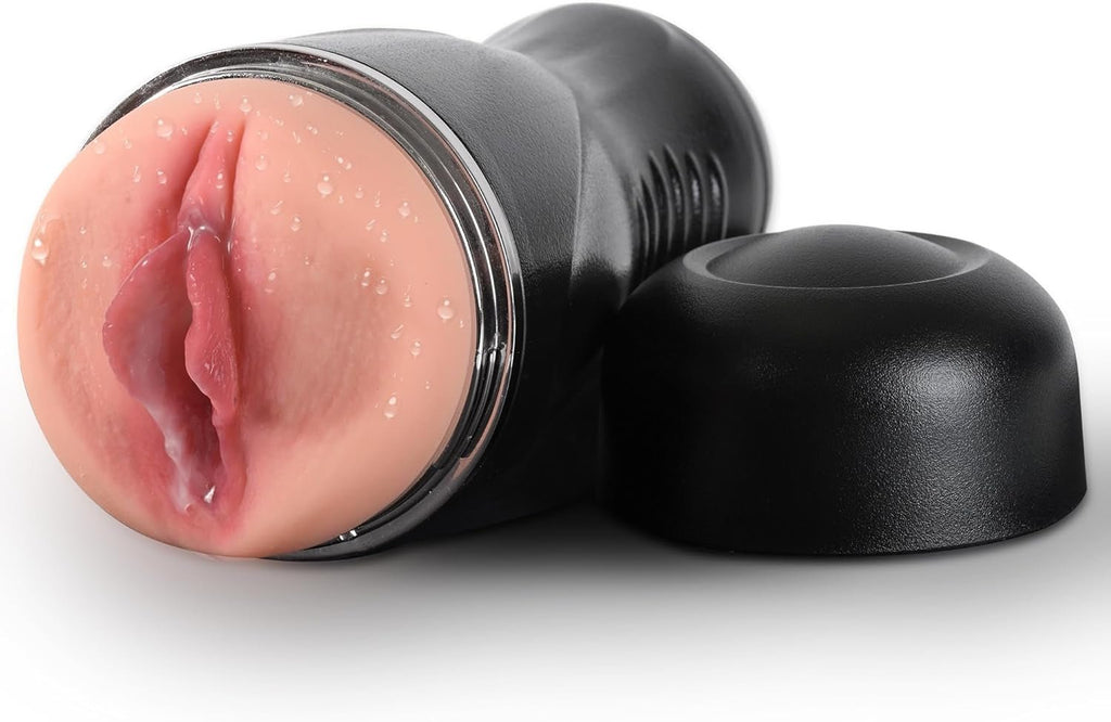 FlexCore Realistic 8" Pocket Pussy Male Masturbator Cup