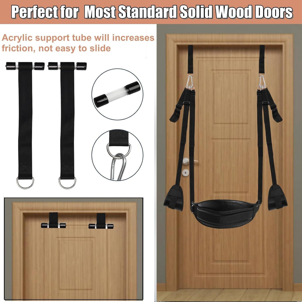 AcryluX Door Sex Swing with PU Cushion 300lb