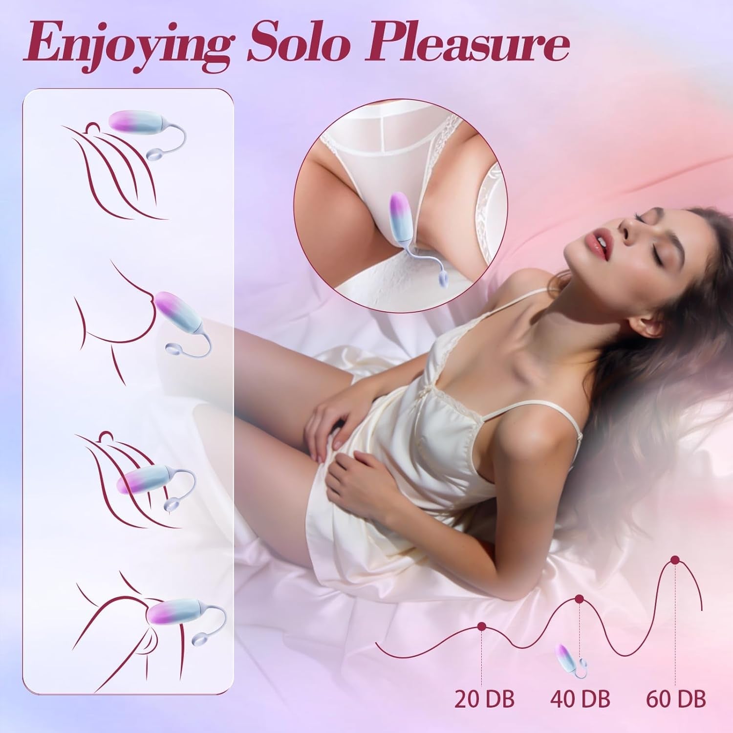 GradientPulse App Remote Vibrating Egg Bullet Waterproof Quiet