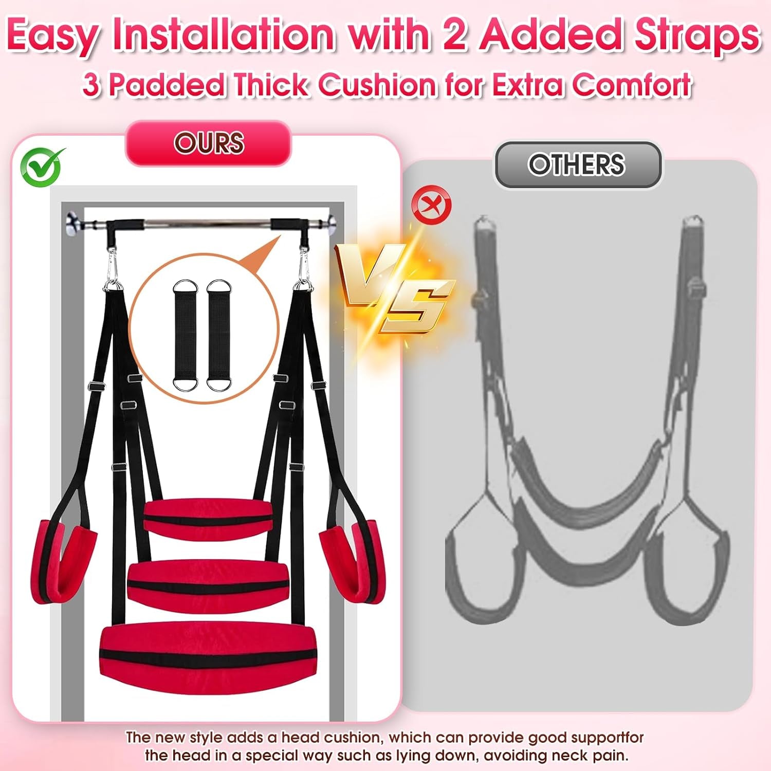 ScarletBond BDSM Sex Swing Adjustable