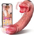 OralyaX AI Thrusting Dildo 10 Lick 10 Thrust Modes