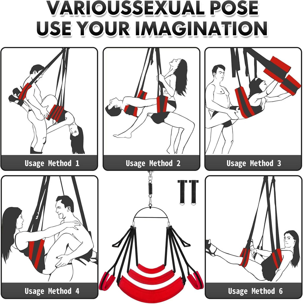 ScarletOrbit 2-in-1 360° Sex Swing