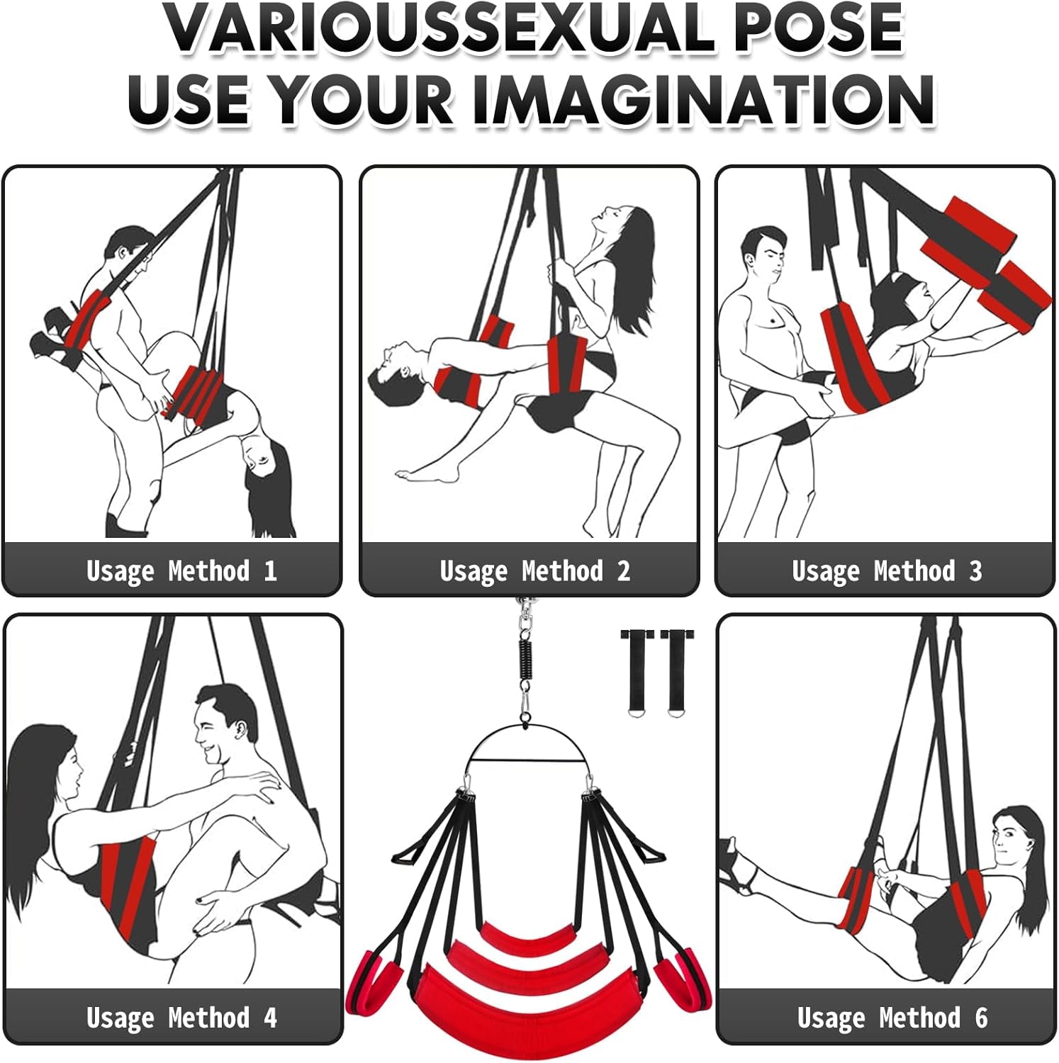 ScarletOrbit 2-in-1 360° Sex Swing