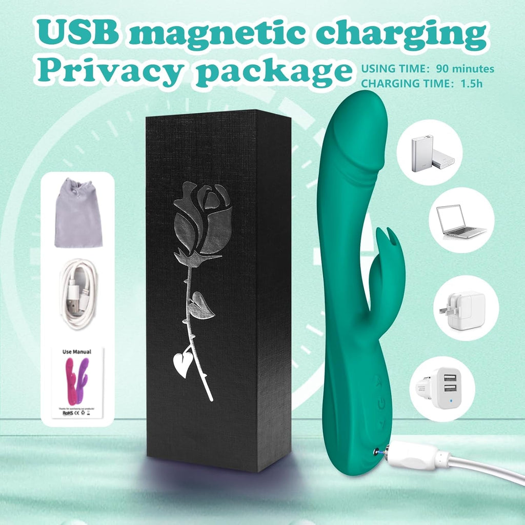 NoirWave Rabbit Vibrator 49 Modes Dual Motor Waterproof