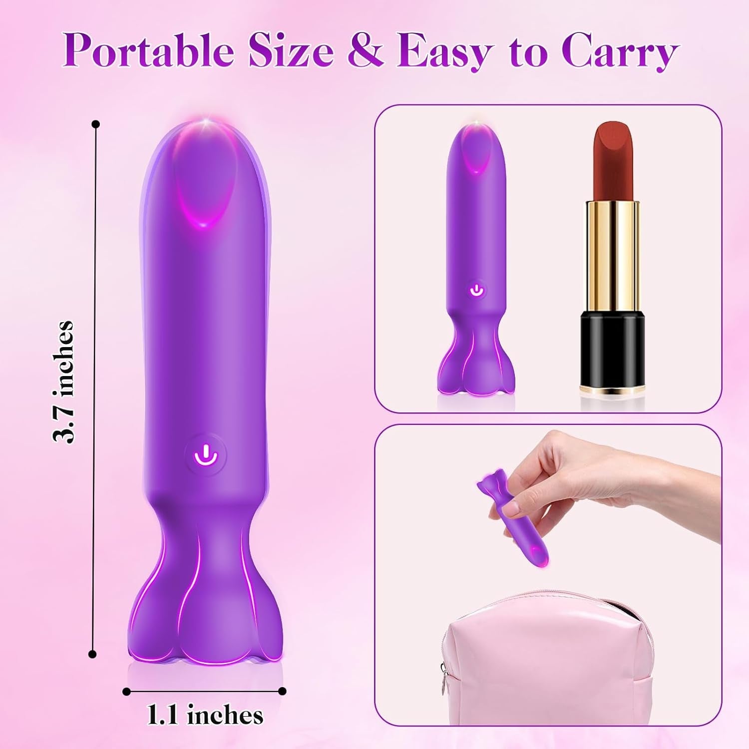 VibeLink App Control Bullet Vibrator 9 Modes Waterproof Quiet