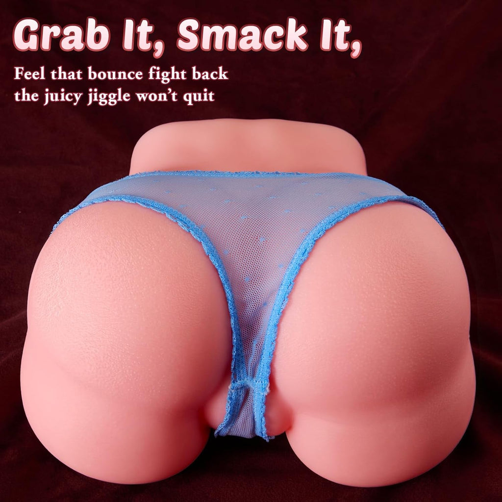 GripCoreX Dual Channel Sex Doll Stroker with Support Ring