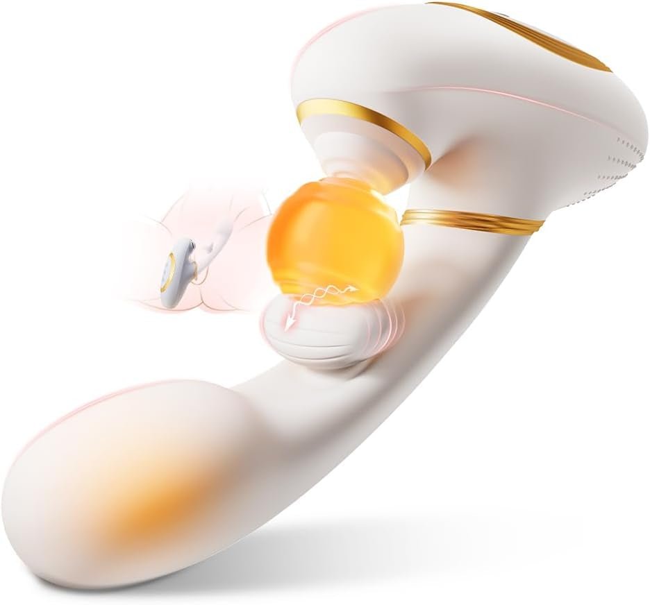 QuadPulse Heating Tapping Rabbit Vibrator