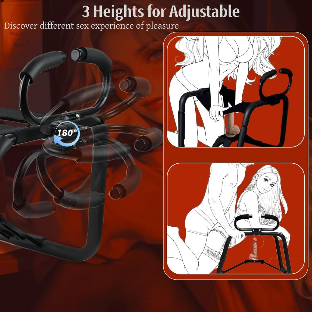 TitanAxis Heavy Duty Sex Chair 800LB with Dildo Mount