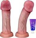 SlimEase 7.1” Beginner Silicone Dildo Suction Cup Strap-On