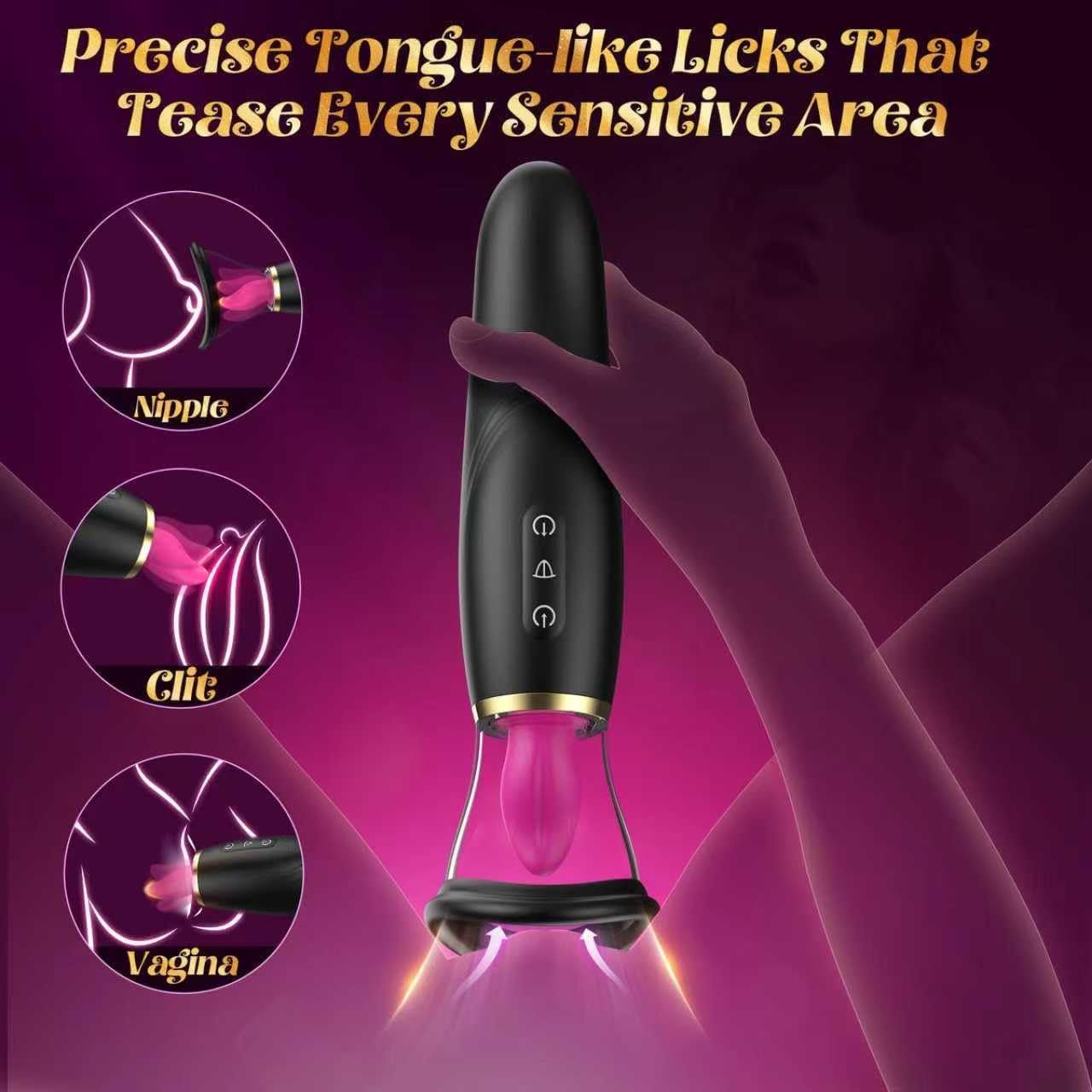 TrielleFlex Dual Cup Clit Sucker 7+10 Modes Rechargeable