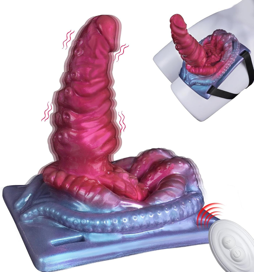 TentaraX Tentacle Riding Vibrator 10 Modes Remote