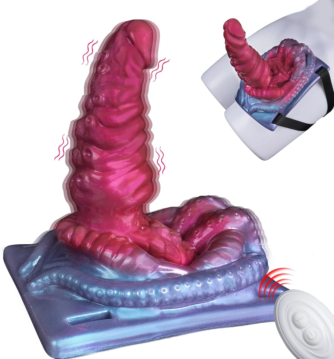 TentaraX Tentacle Riding Vibrator 10 Modes Remote