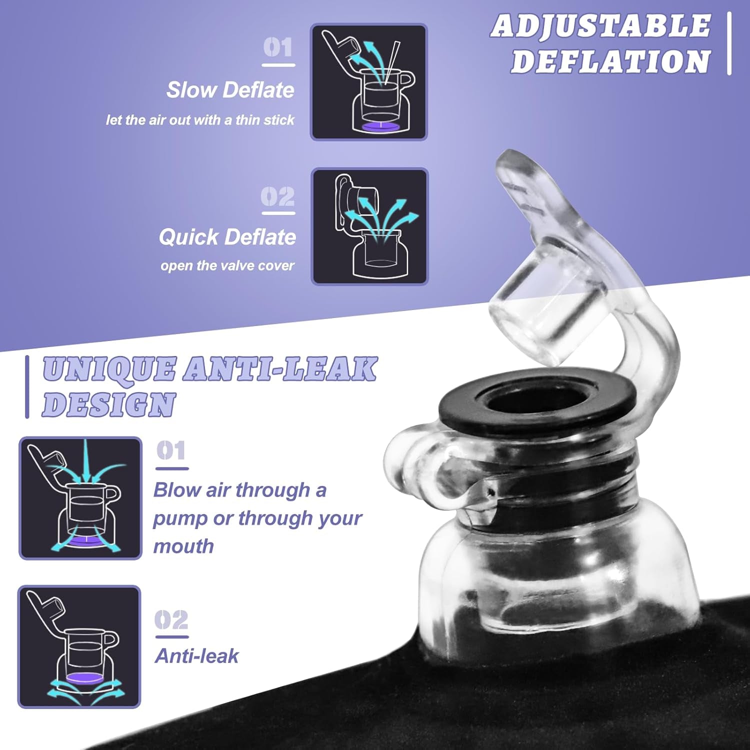 ArcBond Inflatable BDSM Arc Sex Pillow with Cuffs Set