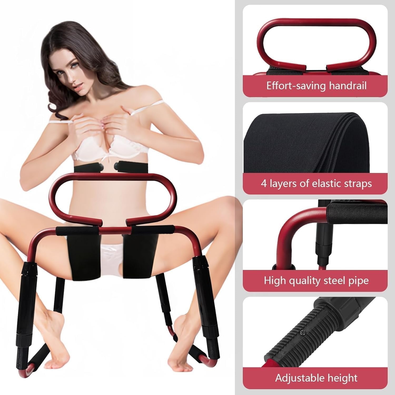FlexControl Adjustable Sex Position Chair 800lb Support