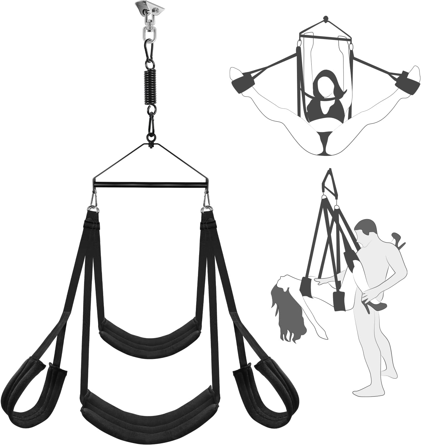 MidnightSpin 360° Spinning Ceiling Sex Swing