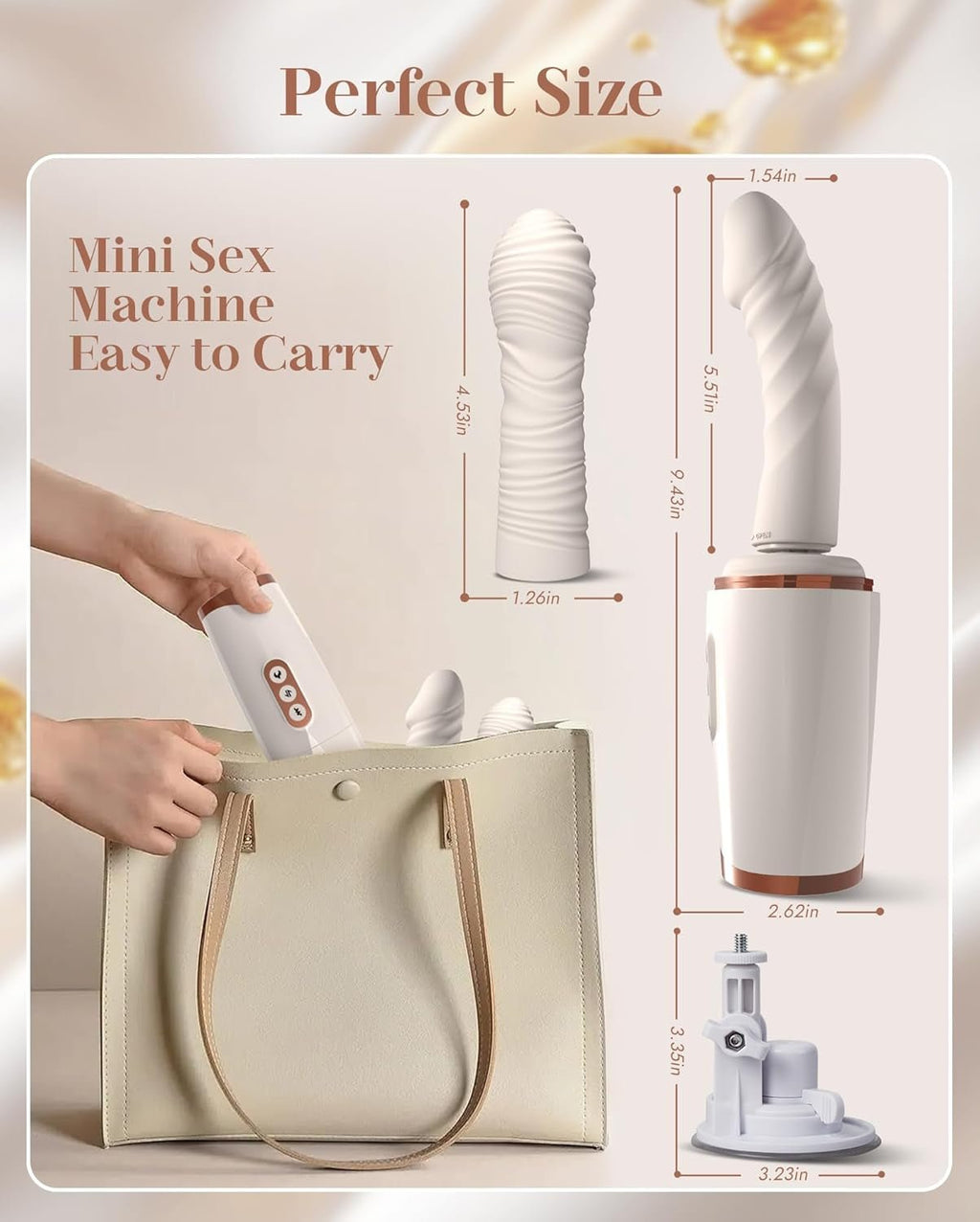 DualRide Dual Head Thrusting Dildo with Remote