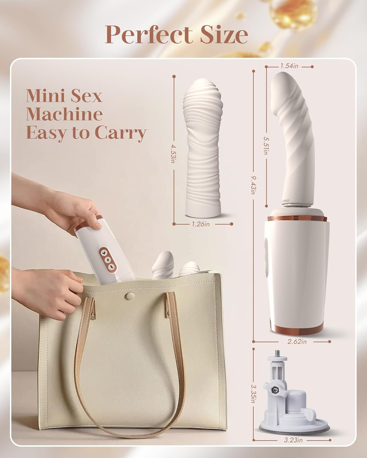 DualRide Dual Head Thrusting Dildo with Remote