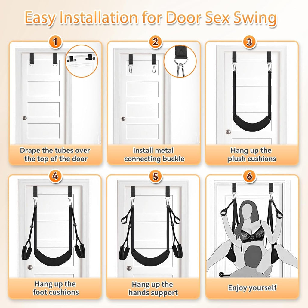 CloudLift Adjustable Door Sex Swing 350lb