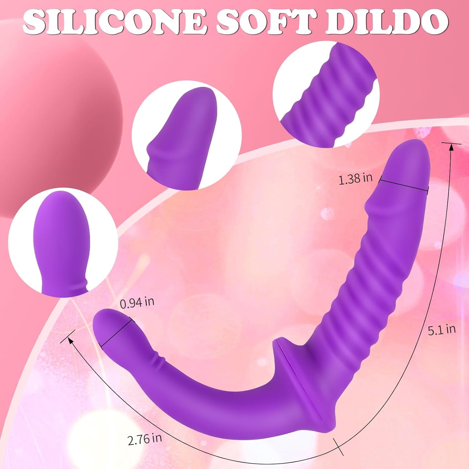 TwinCore Double Ended Strap-On Dildo Harness