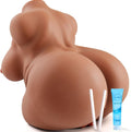 CurveLuxe BBW Sex Doll Torso Brown 3-in-1 9LB