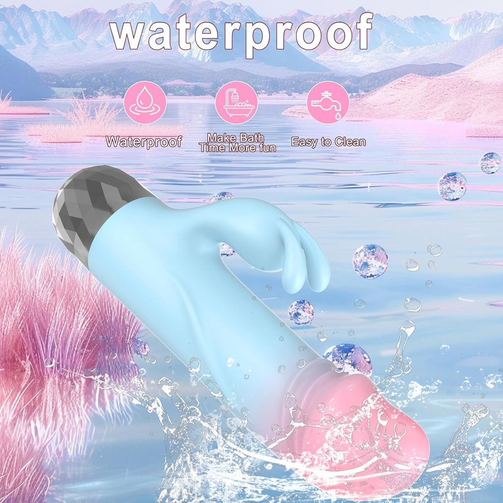 NanoVibe Mini Rabbit Vibrator 9 Modes Silicone Waterproof