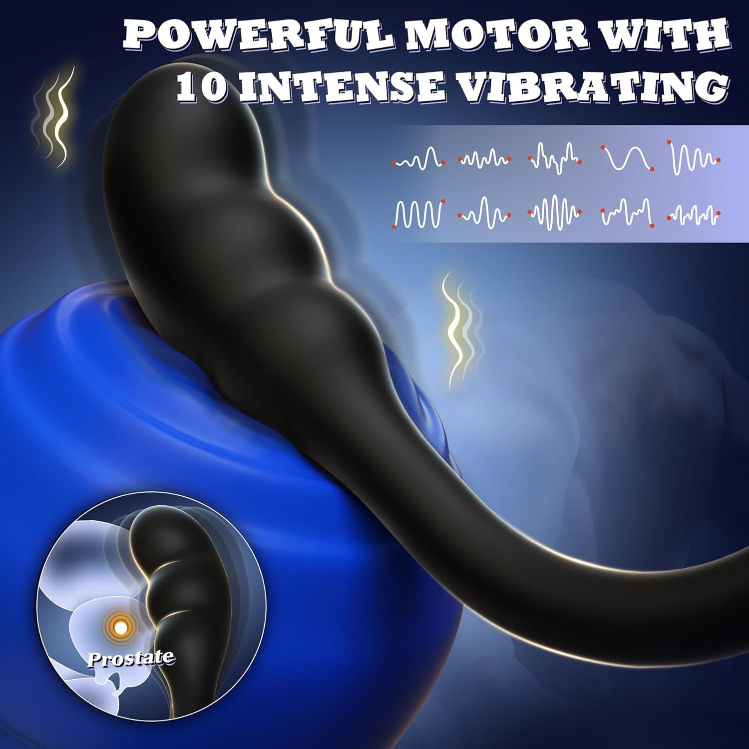 CorePulse Remote Prostate Massager Cock Ring 10 Vibrations