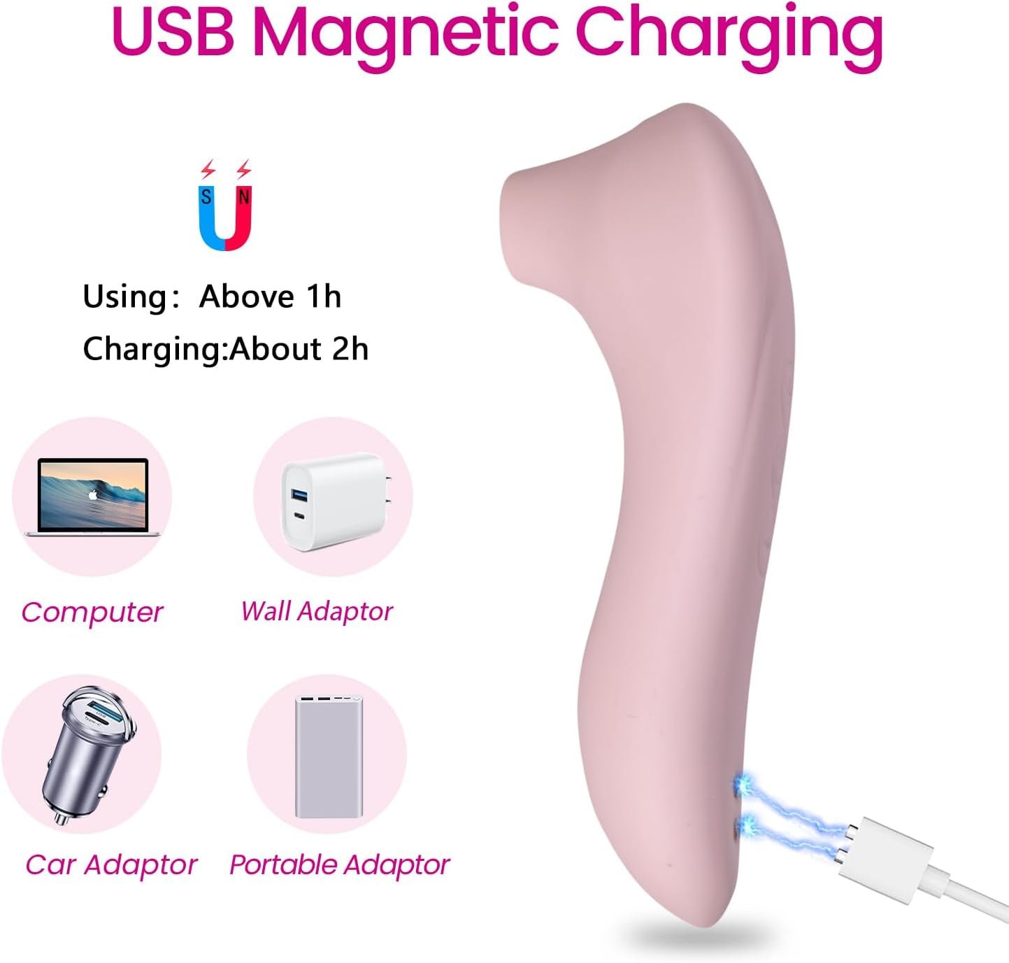 SilqueSuction Wand Clitoral Sucker Waterproof Quiet