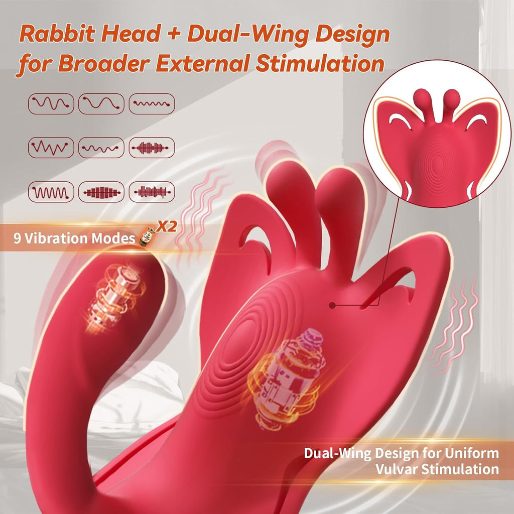 ButterflySync APP Butterfly Couple Panty Vibrator 9 Modes