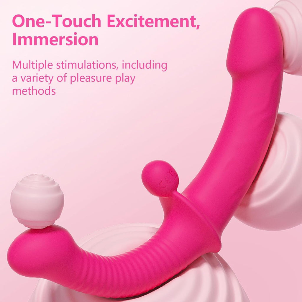 SyncFit Strap On Harness Double Ended Vibrator