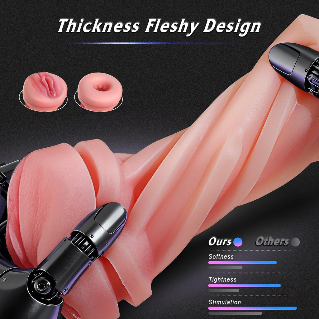 PulseForge Vibrating Penis Pump Stroker with 2 Sleeves