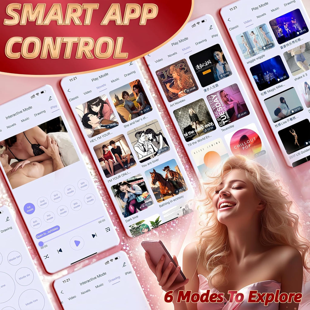 RoseOrbit App Remote Vibrating Egg 360 Rotation G-Spot
