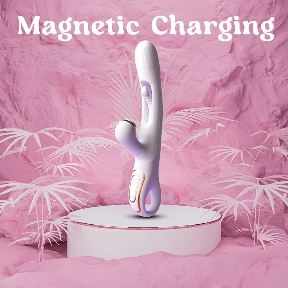 LuxeSuction Suction Rabbit Vibrator 3-in-1 Flapping 9 Modes