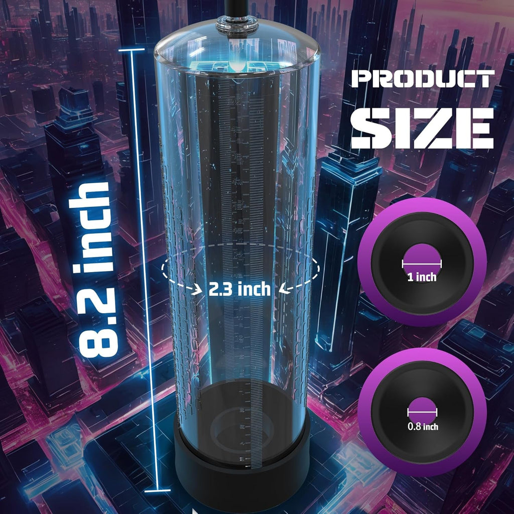 HydroCore Electric Penis Pump 6 Modes LCD Display