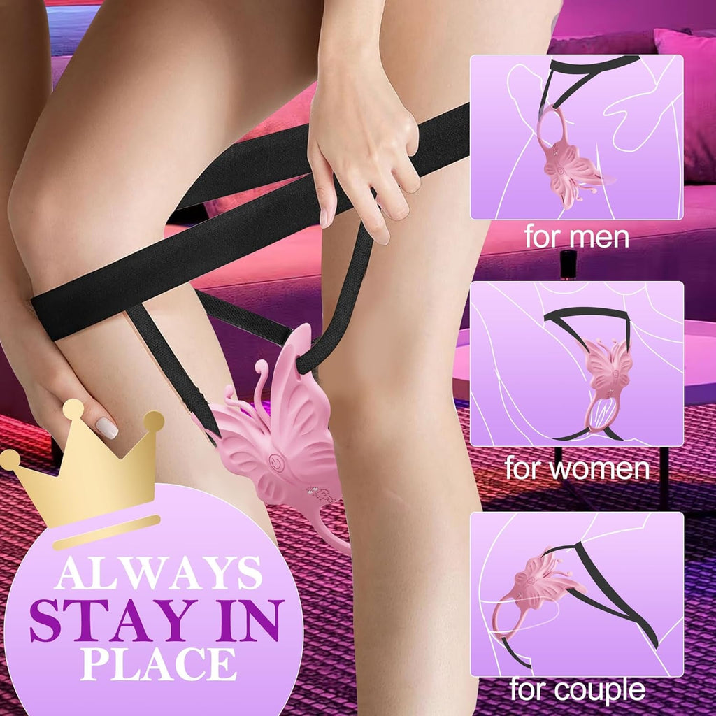 SyncButterfly Cock Ring Clit Stimulator App Control 9 Modes