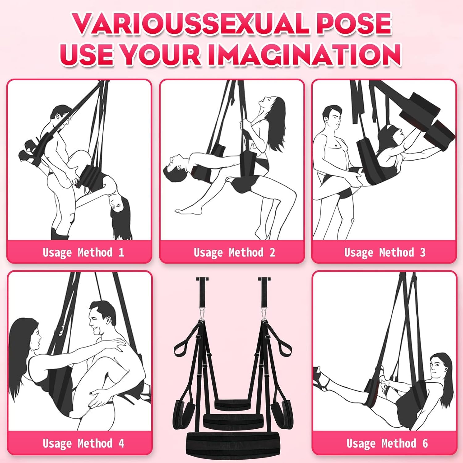 UltraPlush Heavy-Duty Door Sex Swing 800lb