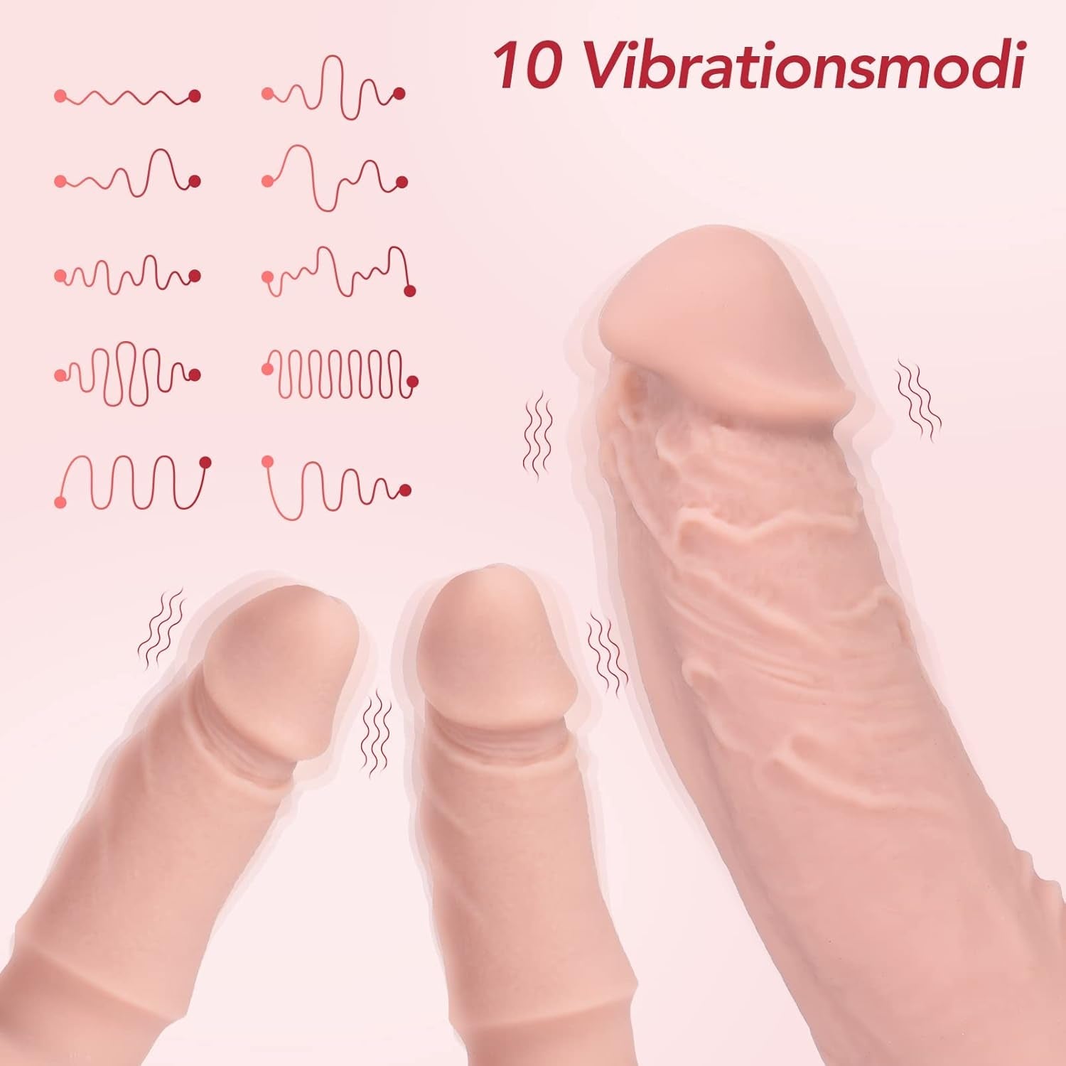 TriVibe Triple Strap-On Dildo Set Remote