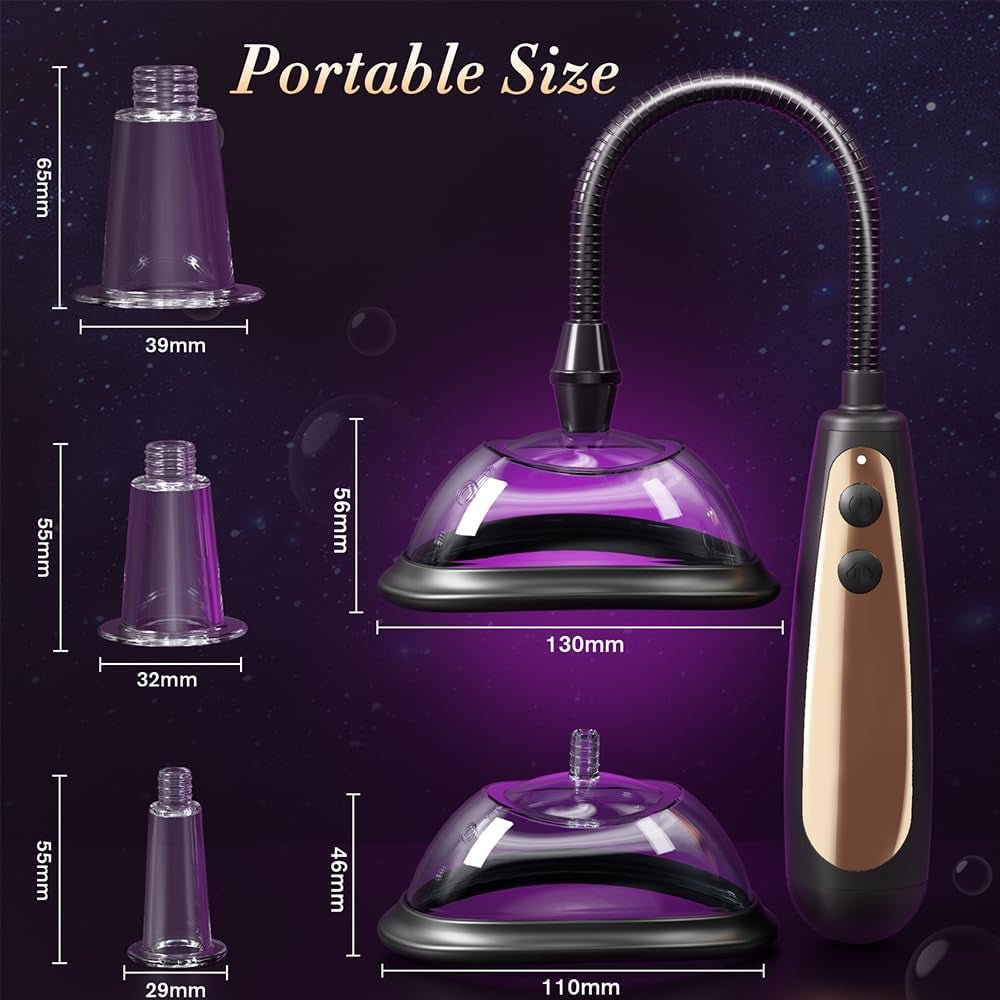VirexaPro Electric Pussy Pump 5 Cups 2 Modes