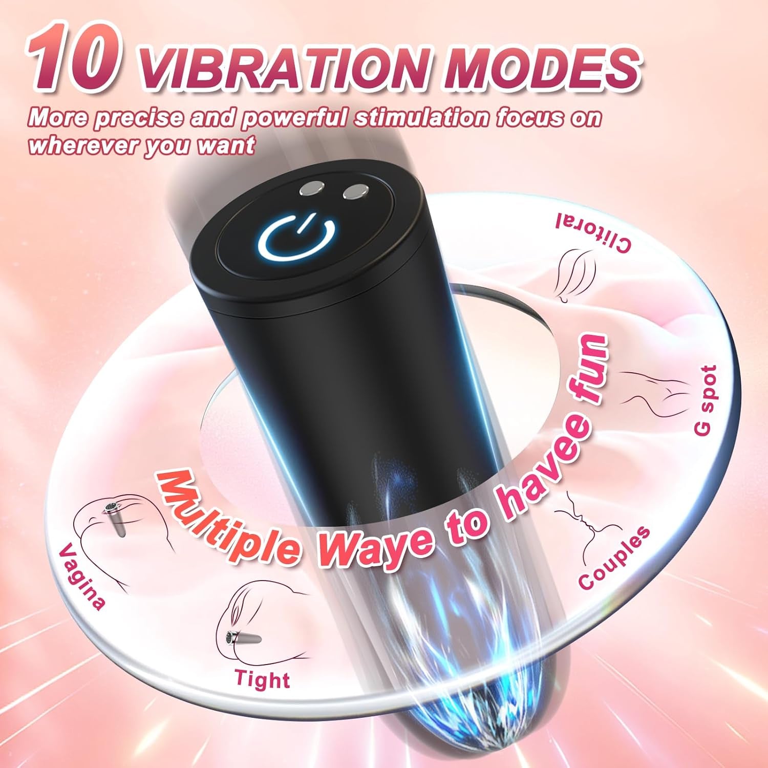 VibraTriple 3-in-1 Vibrating Pocket Pussy Male Stroker
