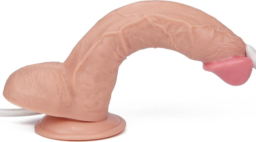 PowerJet 10” Squirting Dildo Enema Bulb Suction Cup