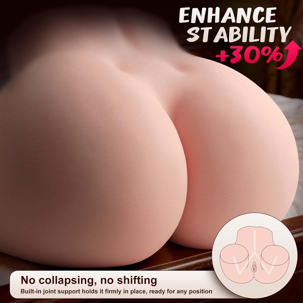CurveMax 25LB BBW Sex Doll Torso | Dual Deep Channels
