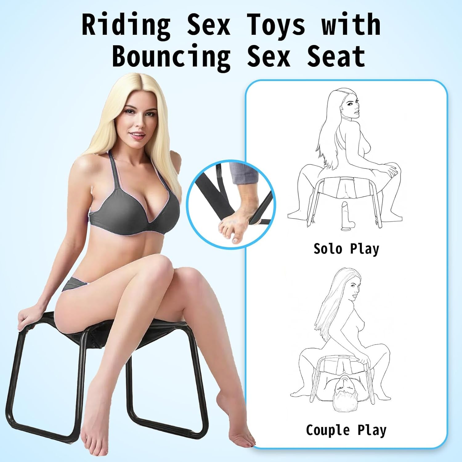 AeroRide Weightless Adjustable Riding Sex Chair