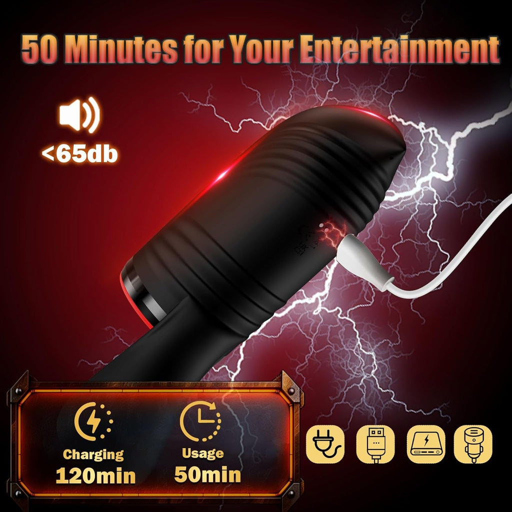 TitanFlow 4-in-1 Male Stroker 10 Modes Pump Trainer
