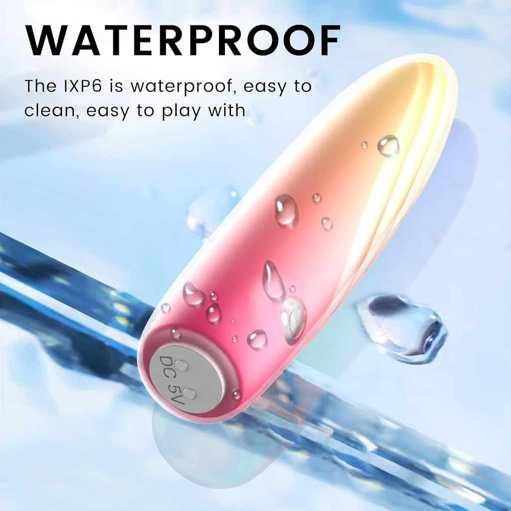 CoreEdge Bullet Vibrator 10 Modes Silicone Waterproof Rechargeable