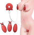 SilkGrip 10-Mode Vibrating Nipple Clamps – Waterproof