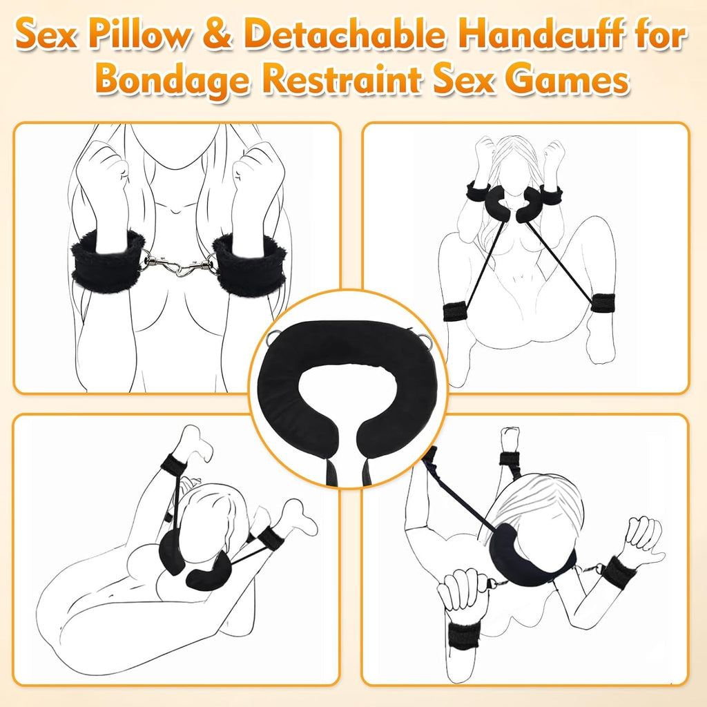 ComfortBond Adjustable BDSM Door Swing with Padding